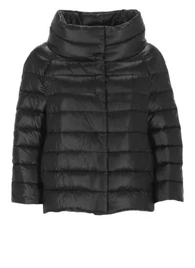 Herno Sofia Quilted Down Jacket In Black