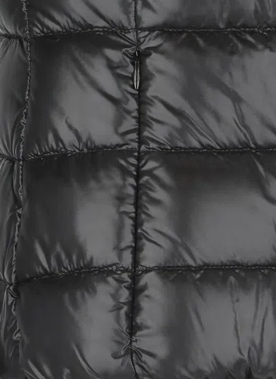 Herno Quilted Down Jacket With High Neck In Black