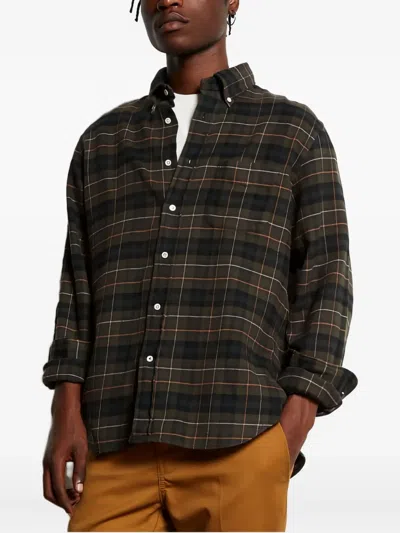 Hartford Checked Button-down Shirt In Multi