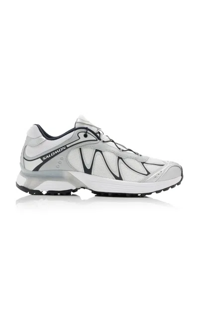 Salomon Aerodynamic White Sneakers With Integrated Lacing System In White