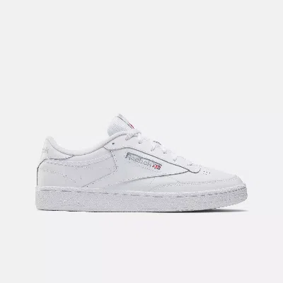Reebok Round Toe Low-top Casual Shoes In White