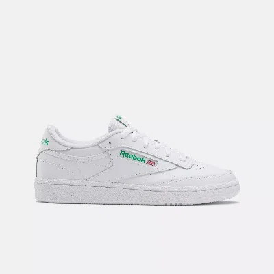 Reebok Club C 85 Vintage Leather Sneakers In White