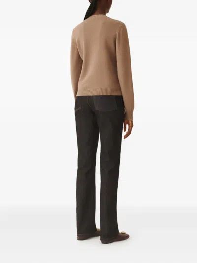 Fabiana Filippi Sweaters Corteccia In Gold