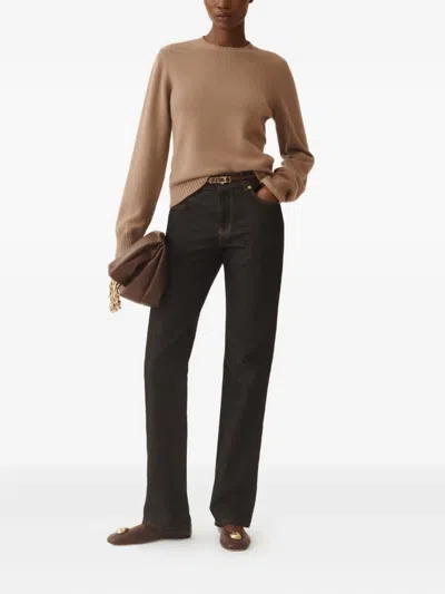 Fabiana Filippi Sweaters Corteccia In Gold