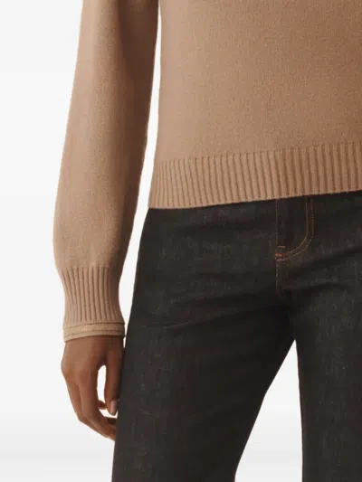 Fabiana Filippi Sweaters Corteccia In Gold