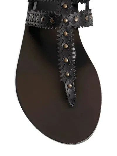 Ancient Greek Sandals Vesta Studded Sandals In Black