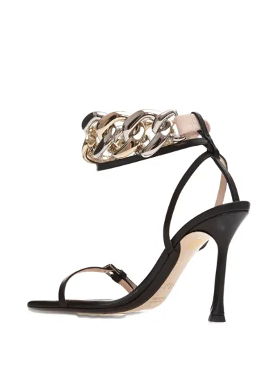 N°21 Chain Heeled Sandals In Multi