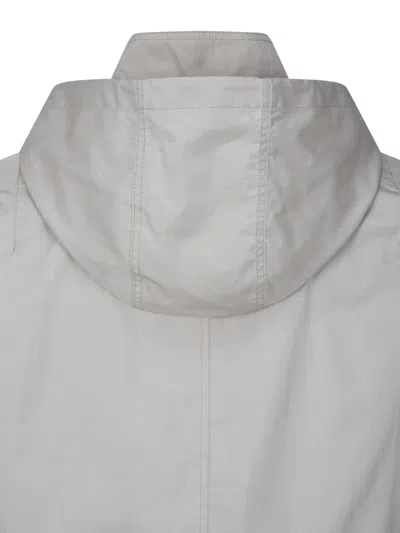 Studio Tomboy Hooded Drawstring Jacket In Gray