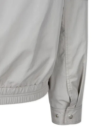 Studio Tomboy Hooded Drawstring Jacket In Gray