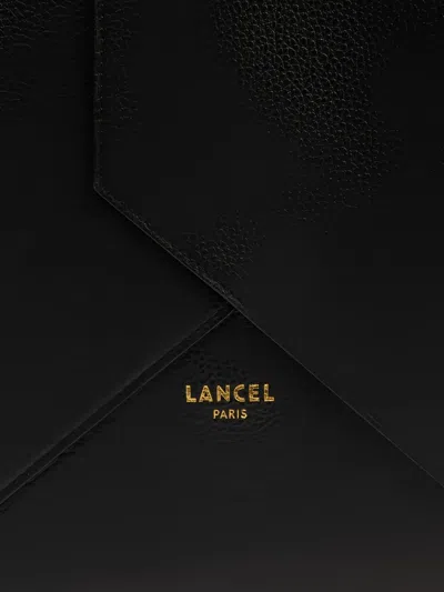 Lancel Enveloppe Flap Backpack In Black