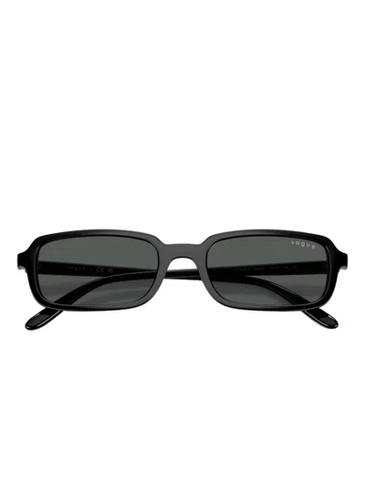 Vogue Eyewear Rectangle-frame Sunglasses In Black
