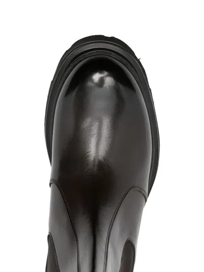 Corneliani Elasticated-panelled Chelsea Boots In Black