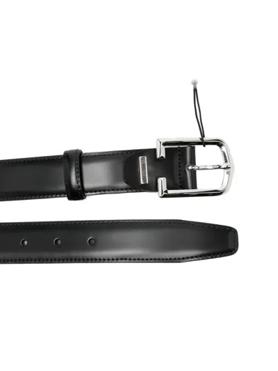 Corneliani Leather Belt In Black