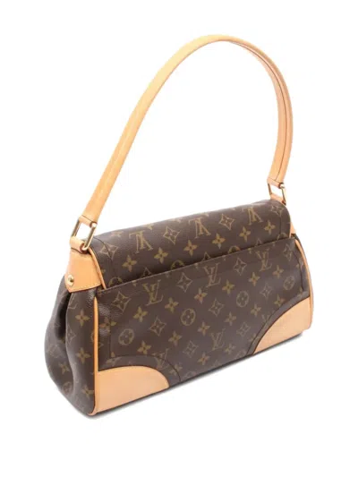 Pre-owned Louis Vuitton 2007 Monogram Beverly Mm Shoulder Bag In Brown