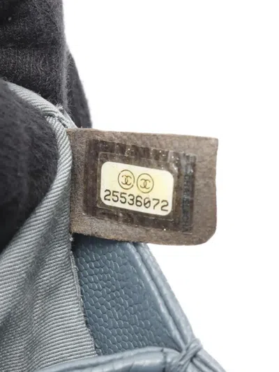 Pre-owned Chanel 2018 Boy  Shoulder Bag In Blue