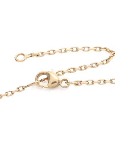 Pre-owned Hermes 2010s Amulet Boot Necklace In Gold