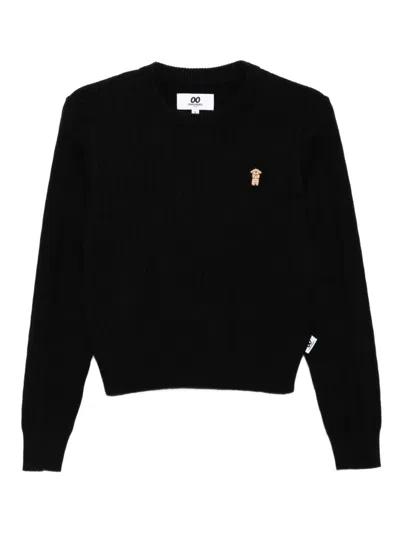 Chocoolate Logo-embroidered Jumper In Black