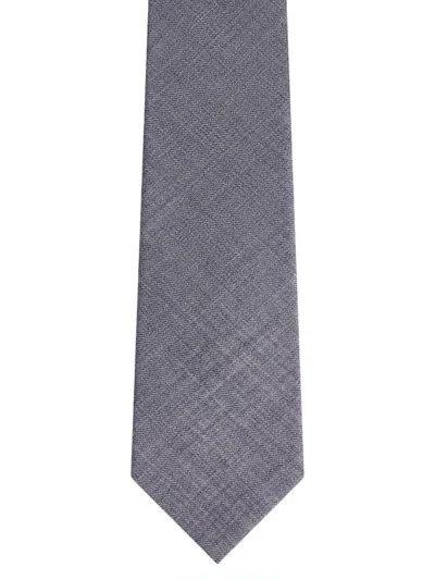 Fursac Wool Tie In Gray