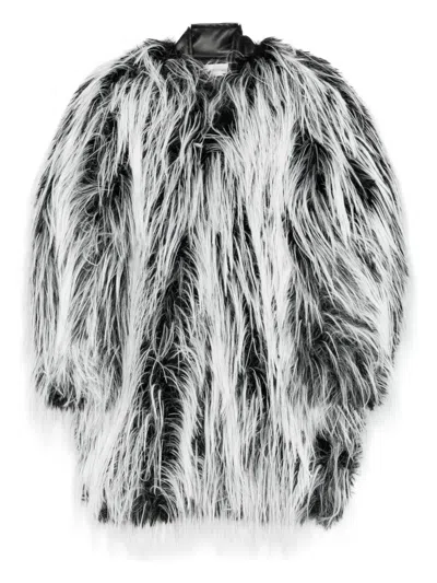 Sportmax "now1234" Ecofur Jacket In Black