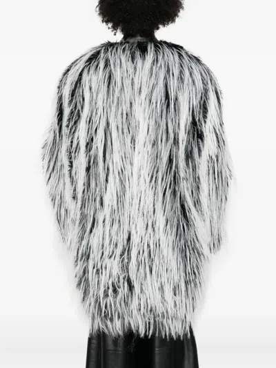 Sportmax "now1234" Ecofur Jacket In Black