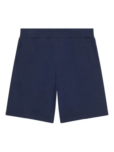 松紧裤腰拼接短裤