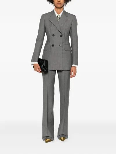 Seafarer Bonnie Double-breasted Wool Jacket In Gray