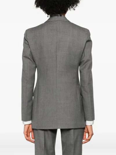 Seafarer Bonnie Double-breasted Wool Jacket In Gray