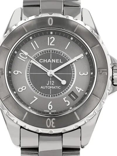 Pre-owned Chanel 2010s J12 39mm In Gray