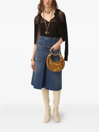 Chloé Twin Set In Cotton Knit In Black