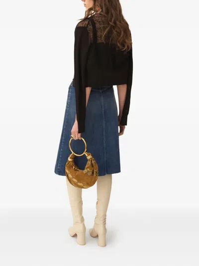 Chloé Twin Set In Cotton Knit In Black