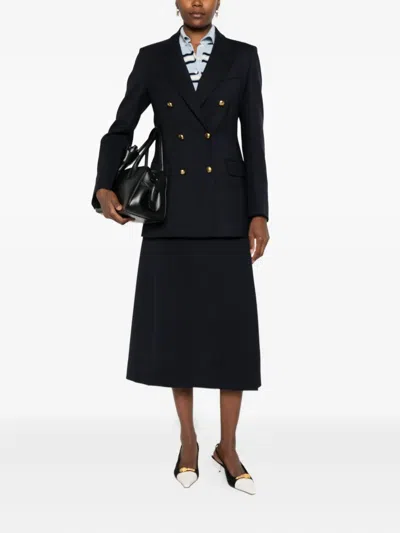 P.a.r.o.s.h Double-breasted Blazer In Blue