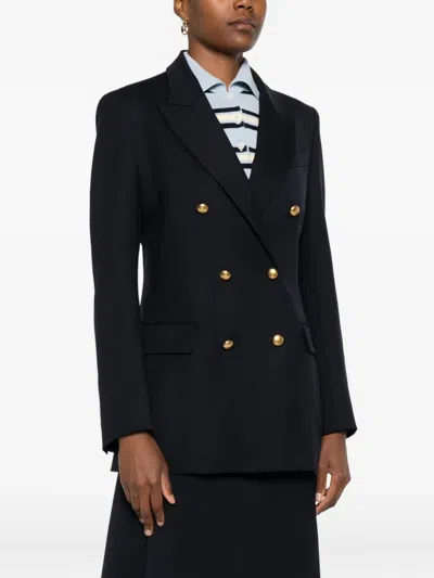 P.a.r.o.s.h Double-breasted Blazer In Blue