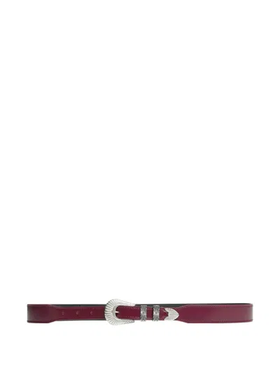 Fursac Leather Belt In Brown