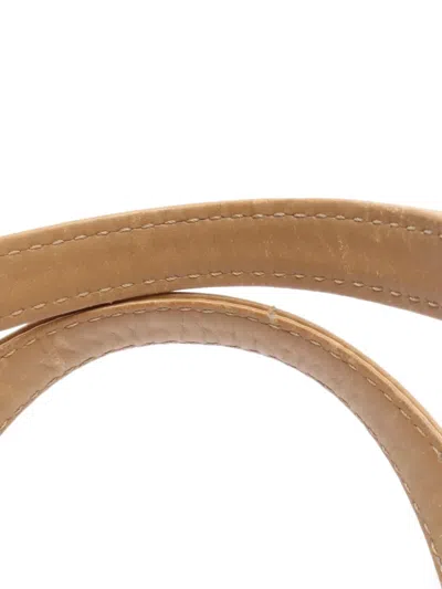 Pre-owned Chanel 2002-2003 Stitch Handbag In Brown