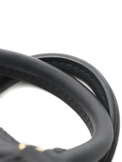 Pre-owned Louis Vuitton 2021s Embossed Monogram Bubble Handbag In Black