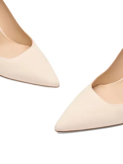 Stuart Weitzman Pointed-toe Suede Pumps In Neutral