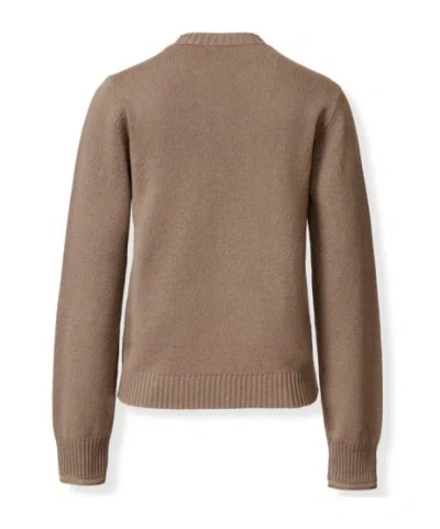 Fabiana Filippi Sweaters Corteccia In Brown