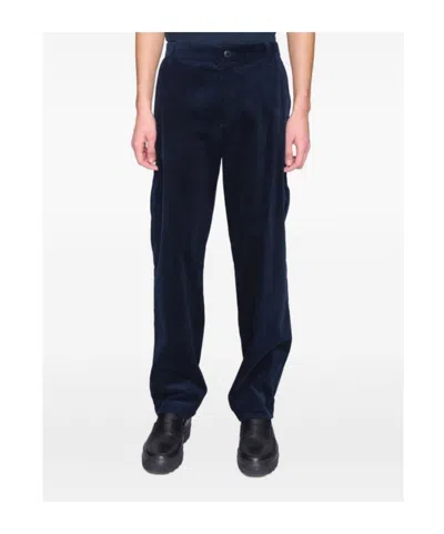 Apc Tailored Trousers With Functional Pockets And Belt Loops In Black
