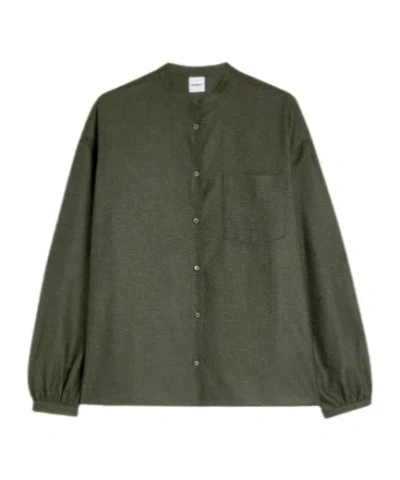 Aspesi Long Sleeve Shirt In Green
