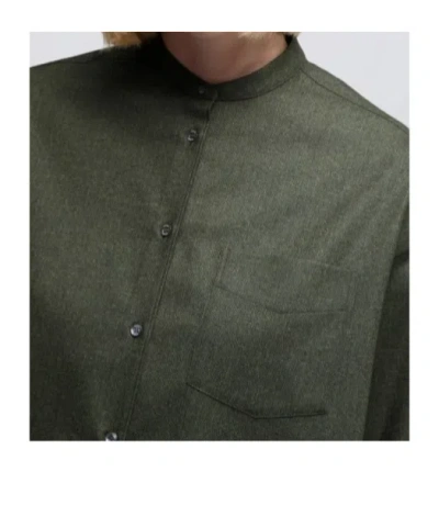Aspesi Long Sleeve Shirt In Green
