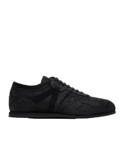 Ann Demeulemeester Milton Low-top Boxing Sneakers In Black