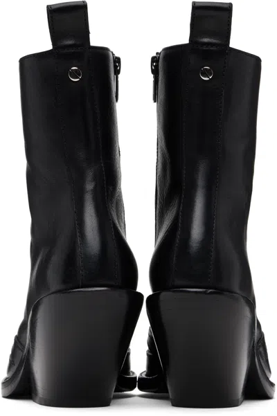 Ann Demeulemeester Larisa Pointy Ankle Boots In Black