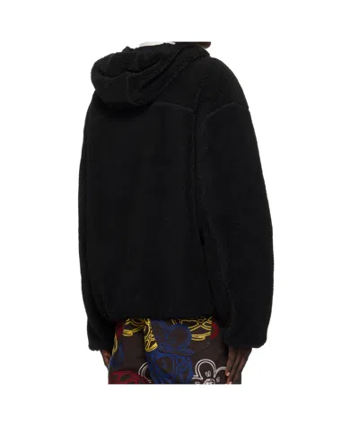 Kenzo Boke Flower 2.0 Zip-up Fleece Hoodie In Black