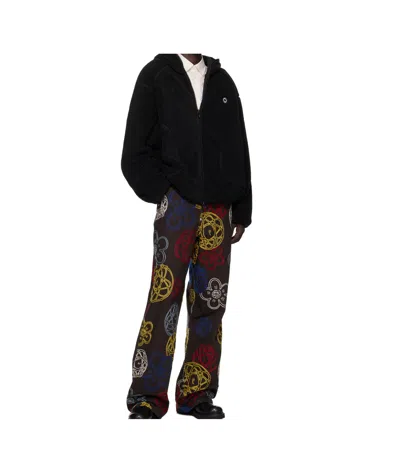 Kenzo Boke Flower 2.0 Zip-up Fleece Hoodie In Black