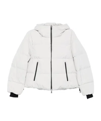 Herno Short Down Jacket 2layers Clothing In White