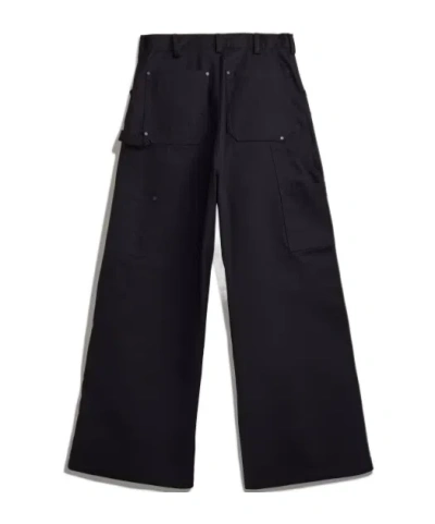 Y-3 Ut Twill Pants In Black