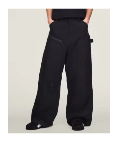 Y-3 Ut Twill Pants In Black