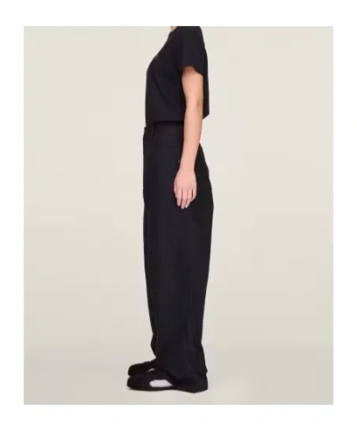 Y-3 Ut Twill Pants In Black