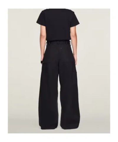 Y-3 Ut Twill Pants In Black
