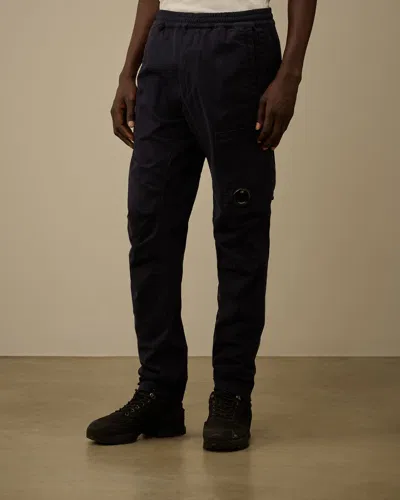 C.p. Company Elastic Waist Casual Pants In Black